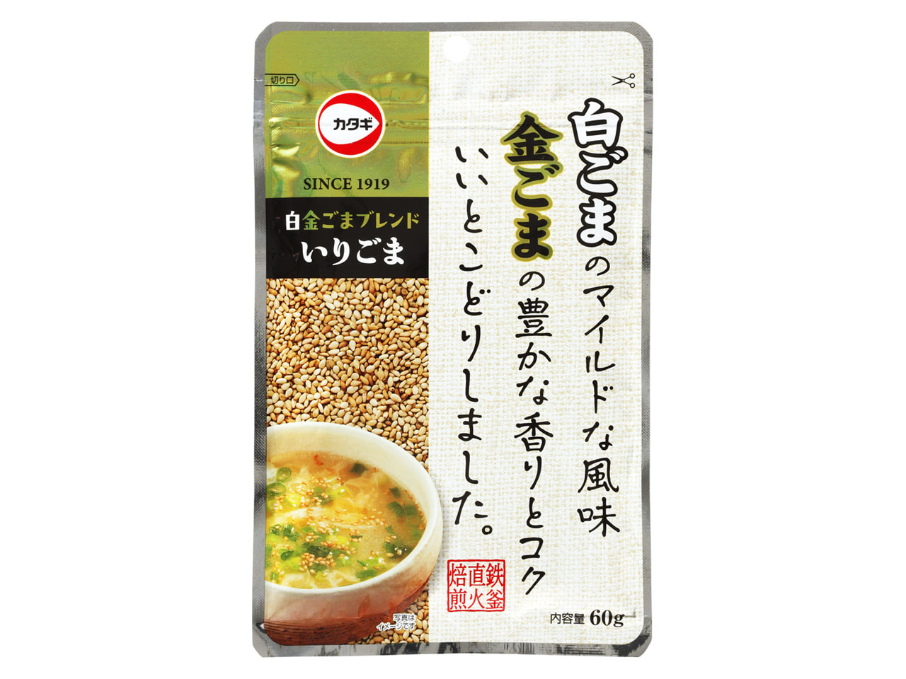 白金ブレンドいりごま 60g