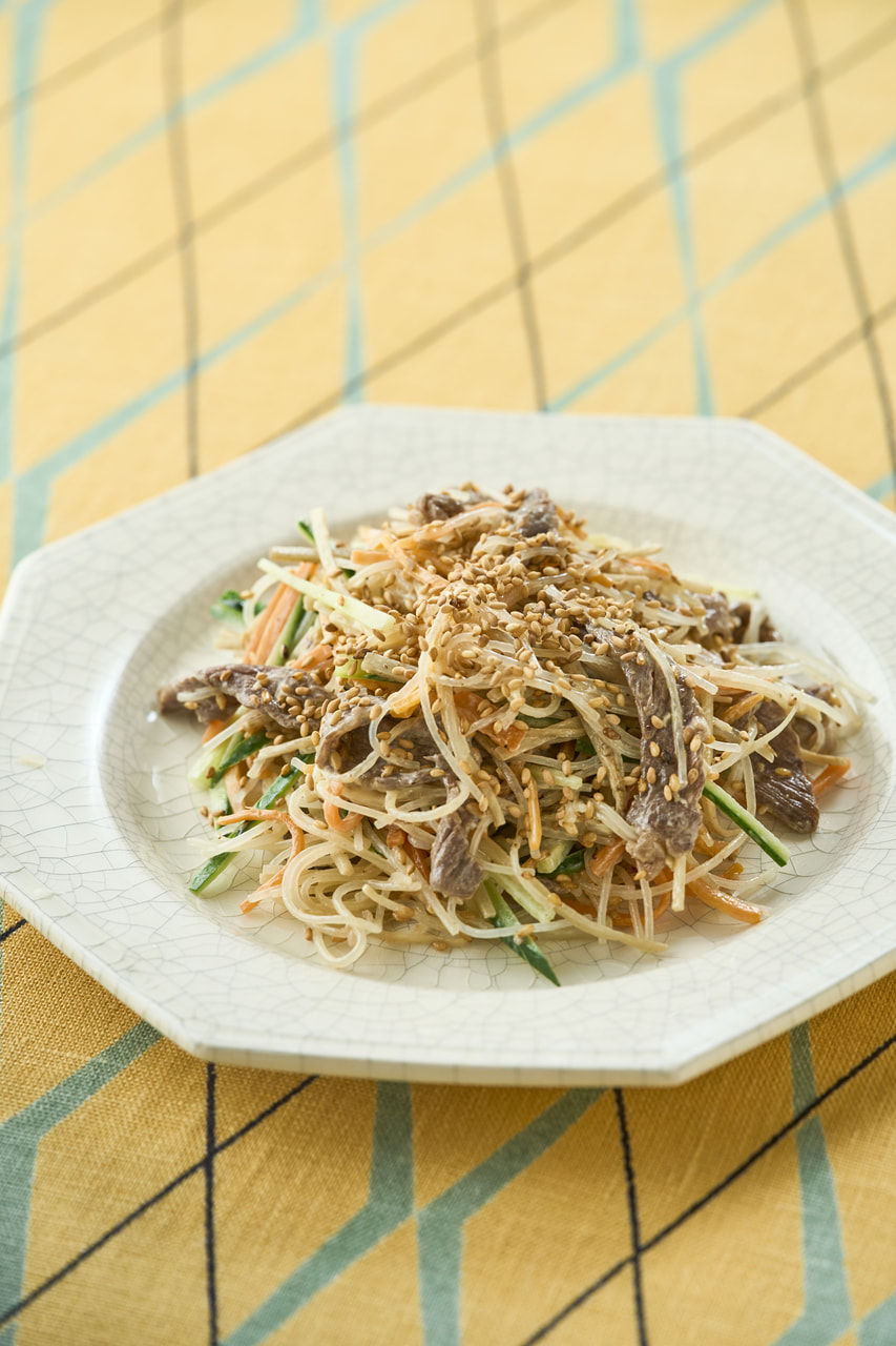 金ごまたっぷり春雨サラダ