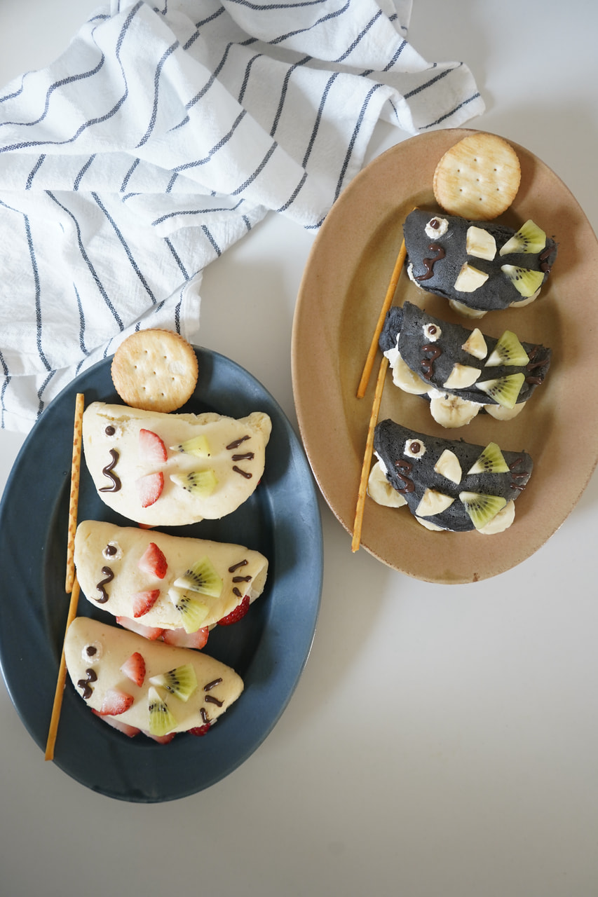 鯉のぼりフルーツオムレットケーキ
