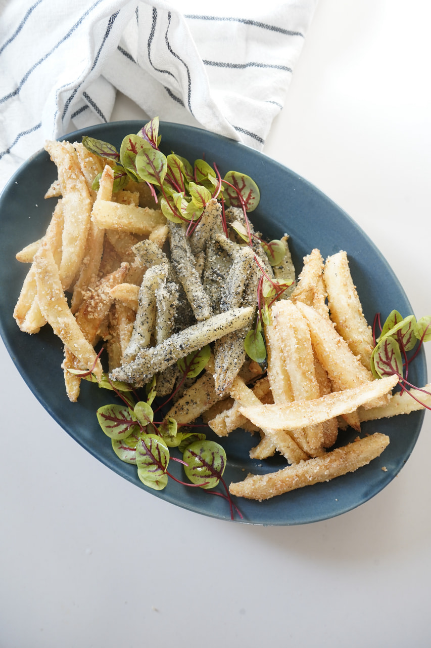 ごまとチーズのシェイクポテト