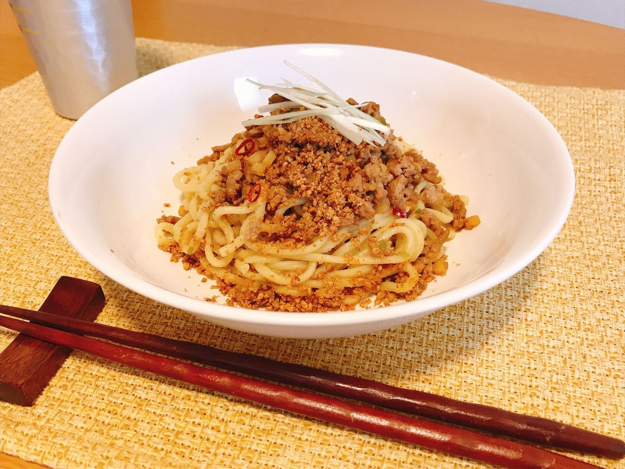 コク増！汁なし担々麺 | 特選ごまレシピ | カタギ食品
