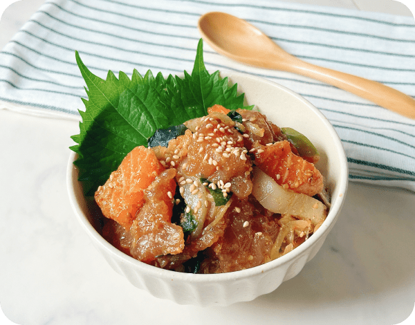 ごまたっぷりポキ丼の画像